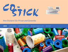 Tablet Screenshot of co-stick.de